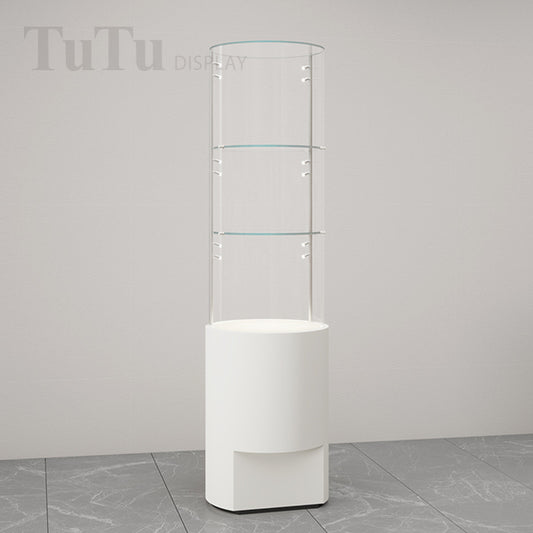 DM269 Round Glass Jewellery Display Case without Door