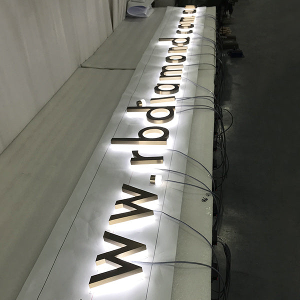 DM279 Custom LED Backlit Logo Sign