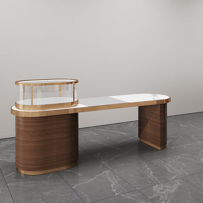 DM281 Jewellery Store Consult Desk Wooden