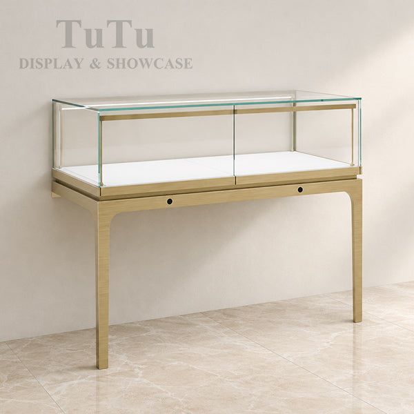 DM293 Jewellery Glass Top Counter Showcase Wall Mounted