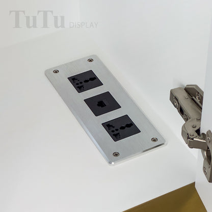 DM301 Retail Store Cashier Counter Table Marble