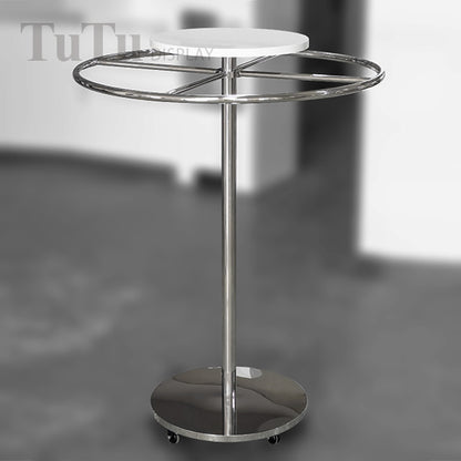 DM310 Round Clothing Display Rack with Caster