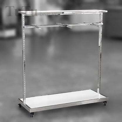 DM311 Adjustable Clothing Display Rack with Caster