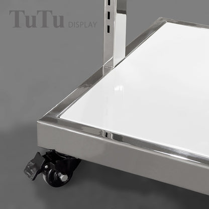 DM311 Adjustable Clothing Display Rack with Caster