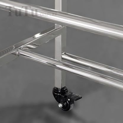 DM312 Stainless Steel Ball Display Rack with Caster