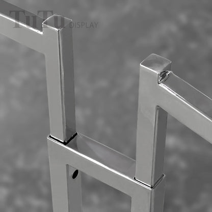 DM314 Adjustable Dual-Sided Clothing Display Rack with Caster