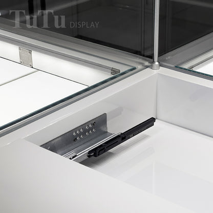 DM315 Jewellery Store Center Island Display Cabinet Kiosk