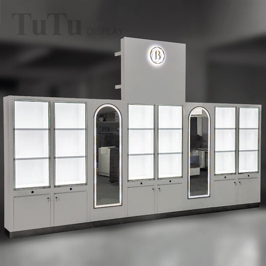 DM316 Custom Jewellery Store Wall Display Cabinet