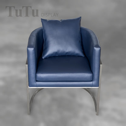 DM317 Metal Frame Chair with Pillow