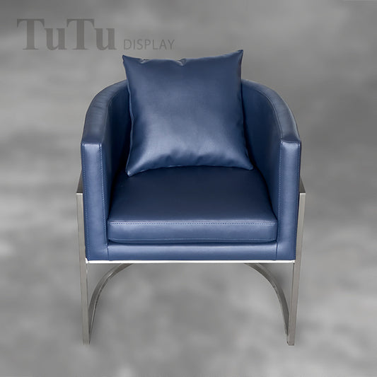 DM317 Metal Frame Chair with Pillow