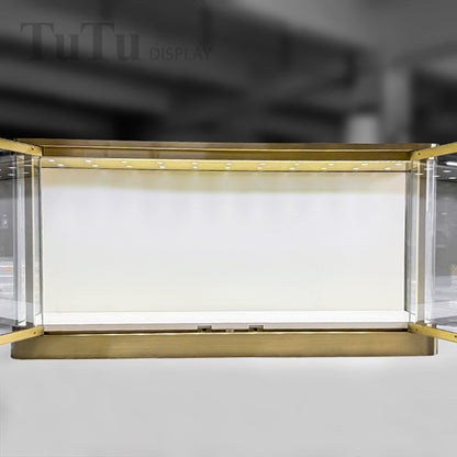 DM325 Wall Mounted Jewellery Display Showcase Filleted Corner