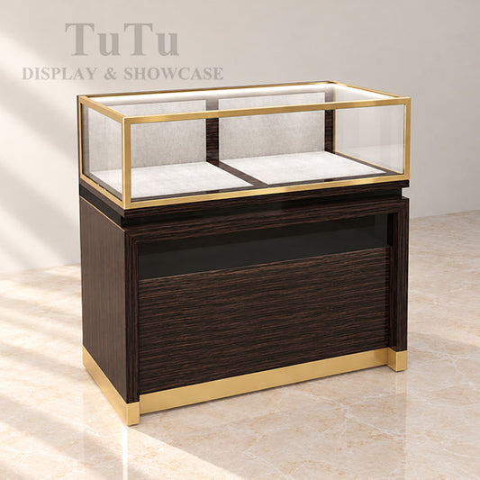 DM50 Metal Counter Showcase With All sides LED Light
