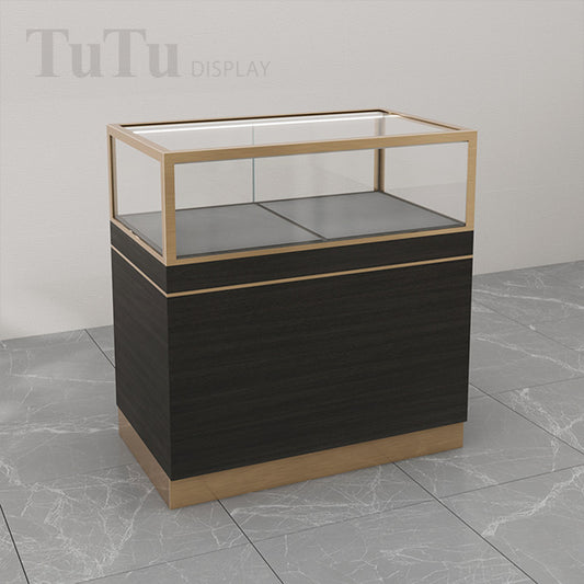 DM51 Jewelry display counter showcase with metal frame