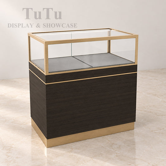 DM51 Jewelry display counter showcase with metal frame