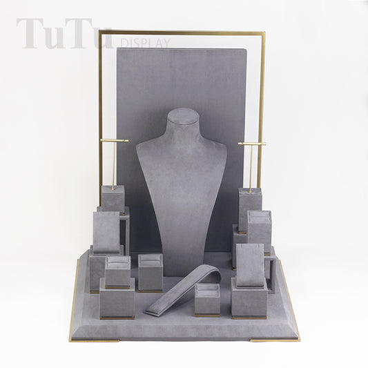 DS060 Grey Jewellery Display Set