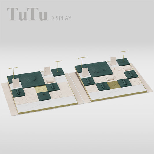 DS389 Jewellery Display Tray Set Color Blocking