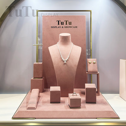 DS392 Pink Jewellery Display Set