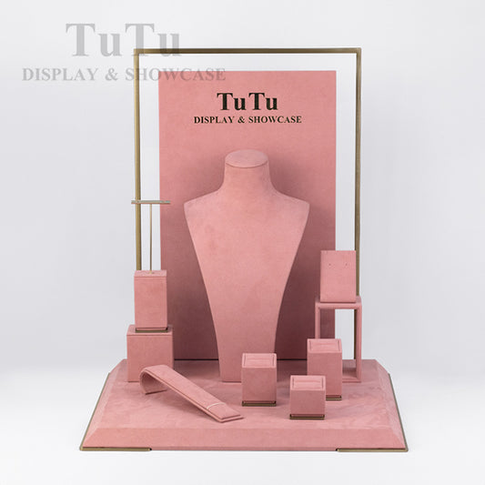 DS392 Pink Jewellery Display Set