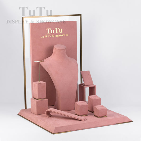 DS392 Pink Jewellery Display Set