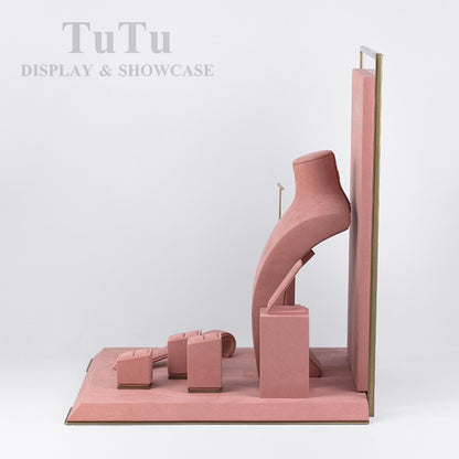 DS392 Pink Jewellery Display Set