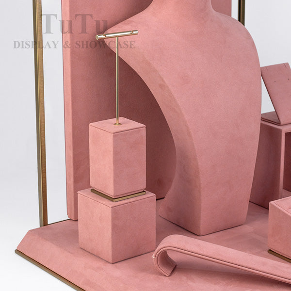 DS392 Pink Jewellery Display Set