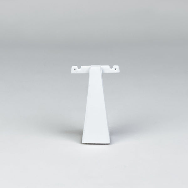 EH072 Glossy White Earring Display T-Bar Stand