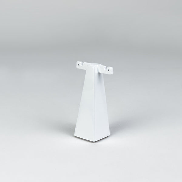 EH072 Glossy White Earring Display T-Bar Stand