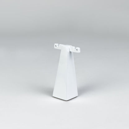 EH072 Glossy White Earring Display T-Bar Stand