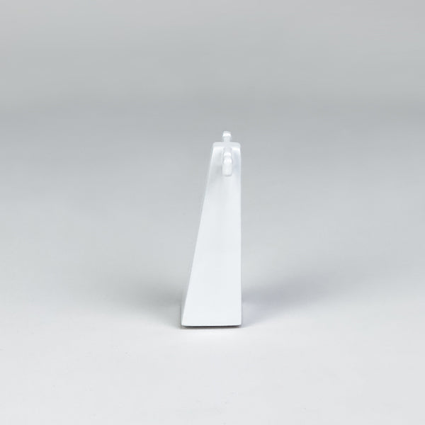 EH072 Glossy White Earring Display T-Bar Stand