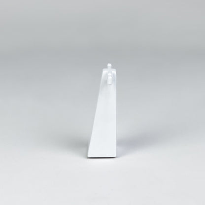 EH072 Glossy White Earring Display T-Bar Stand