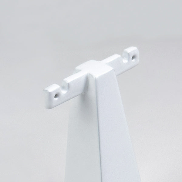 EH072 Glossy White Earring Display T-Bar Stand