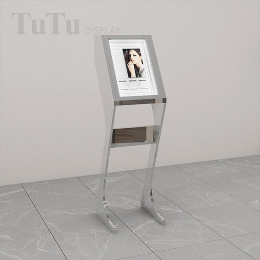 MT08 Jewellery Display Case -Metal -LED-Glass
