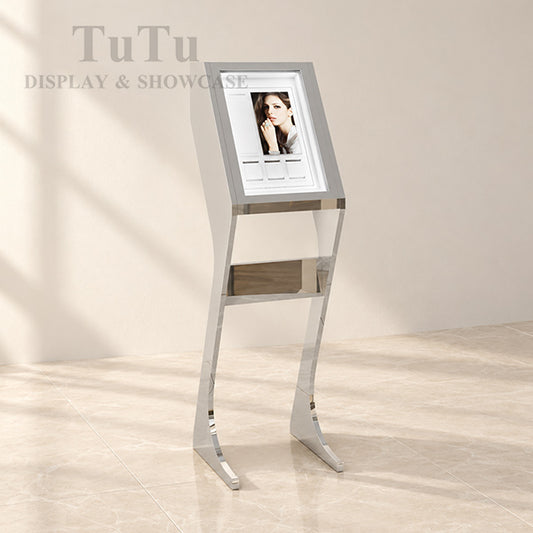 MT08 Jewellery Display Case -Metal -LED-Glass