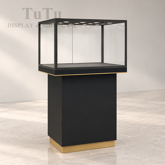 DM143 Jewelry Pedestal Glass Showcase Window Display