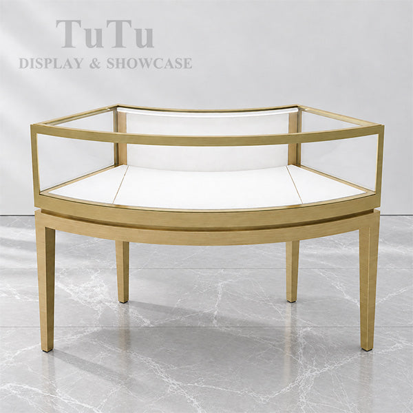 MT41 Metal Jewellery Display Counter Curved