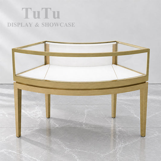 MT41 Metal Jewellery Display Counter Curved