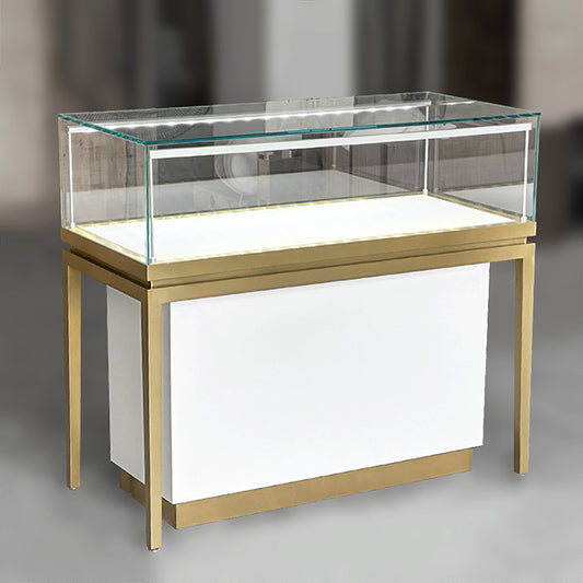 MT43-Storage Jewellery Glass Top Counter Showcase Base Cabinet