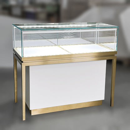 MT43-Storage Jewellery Glass Top Counter Showcase Base Cabinet