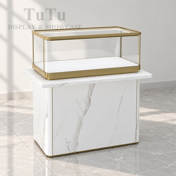 MT45 Jewellery Counter Display Case Marble