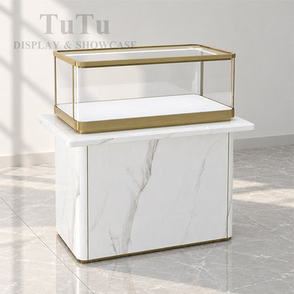 MT45 Jewellery Counter Display Case Marble