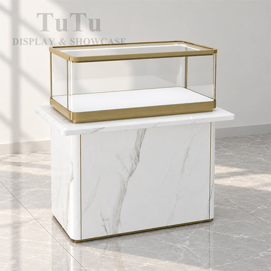 MT45 Jewellery Counter Display Case Marble