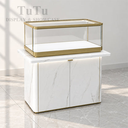 MT45 Jewellery Counter Display Case Marble