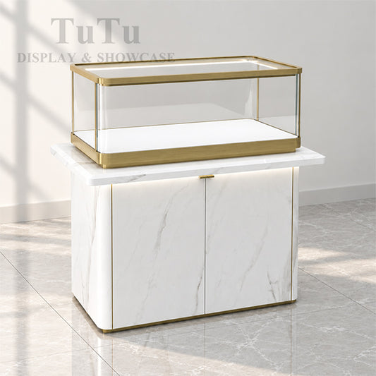 MT45 Jewellery Counter Display Case Marble
