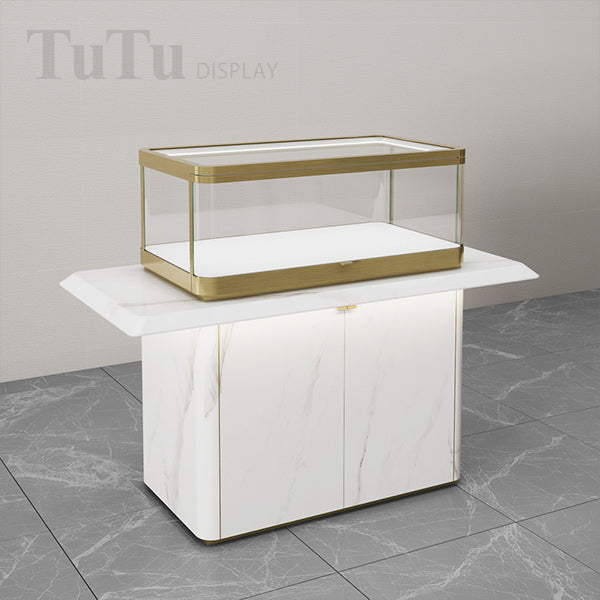 MT45 Jewellery Counter Display Case Marble – TUTU DISPLAY