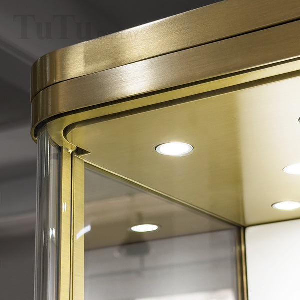 MT46 Jewellery Wall Mounted Showcase Filleted Corner