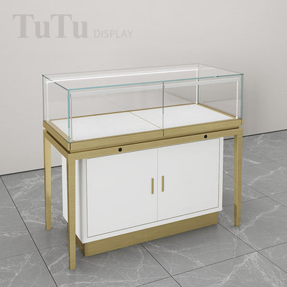 MT48 Jewellery Glass Top Counter Showcase Base Cabinet