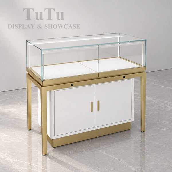MT48 Jewellery Glass Top Counter Showcase Base Cabinet