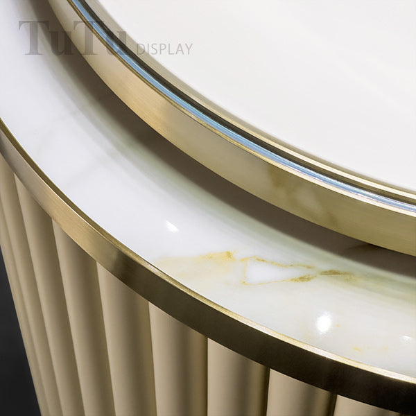 MT50 Jewellery Round Glass Tower Display Case