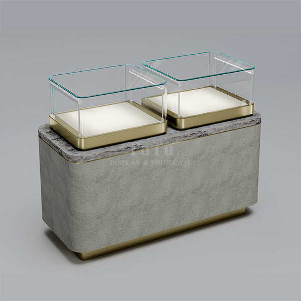 MT52 Jewellery Counter Display with Double Showcases