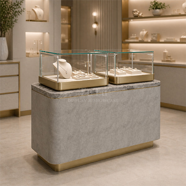 MT52 Jewellery Counter Display with Double Showcases